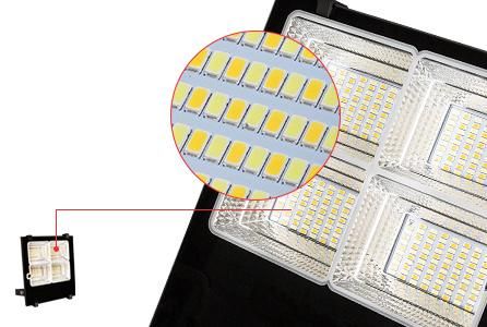 Bspro IP65 Waterproof Dustproof Lighting Outdoor Motion Sensor Lights 30W LED Solar Flood Light