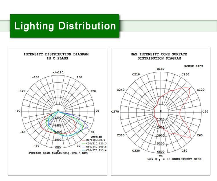 Meanwell Driver High Power IP66 Outdoor 100W LED Street Light Manufacturer