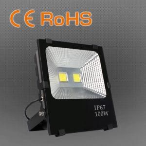 200W High Powe Al+ Glass Material LED Flood Light for Building