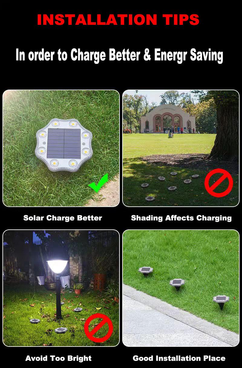 IP67 1.5W Bluetooth Dimming LED Solar Ground Light