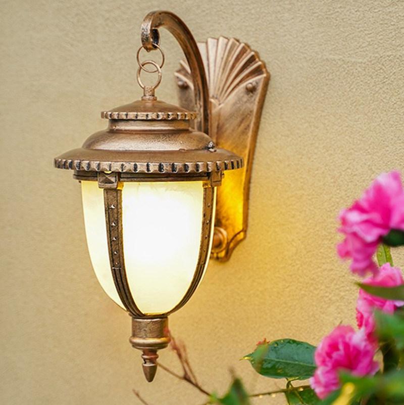 Retro Outdoor Wall Lamp Vintage Foyer Corridor Light Waterproof Balcony Garden Light (WH-HR-63)