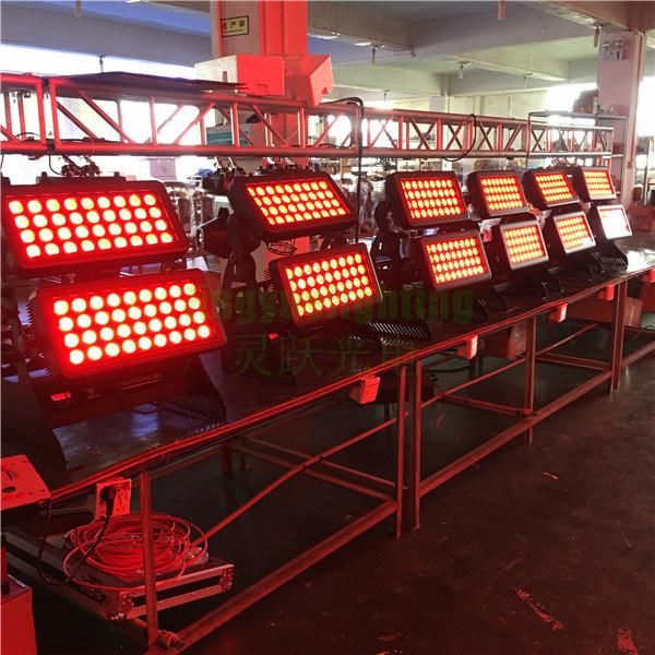 72PCS RGBW DMX Outdoor Stage City Color LED 10W