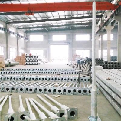 LED Steel Pole Welding Bending Cutting Coating Galvanization Machine