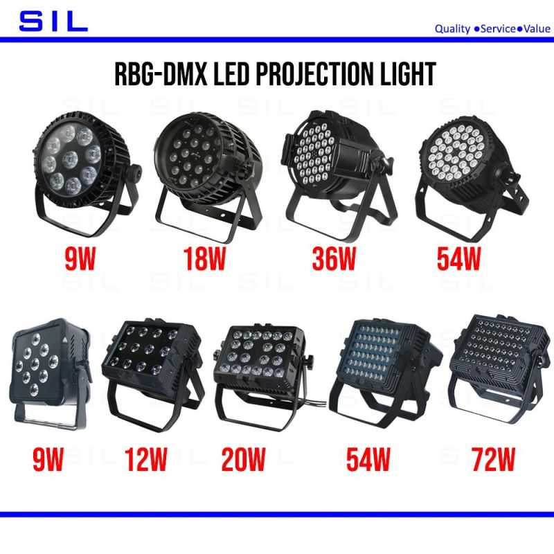 Hot Sale LED Stage Lights DMX512 RGB 36X3w LED DJ PAR Light RGBW Stage Lighting Disco Projector for Home Wedding Party Church Concert