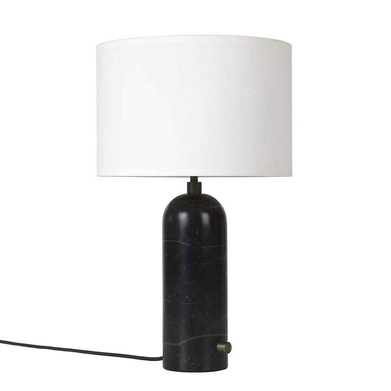 2022 Luxury Home Decorative Black Marble Base Table Lamp Marble Table Lamp
