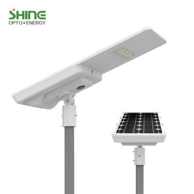 Outdoor Waterproof IP66 LED Roadway Smart Working 80watts Solar Integrated All in One LED Street Light