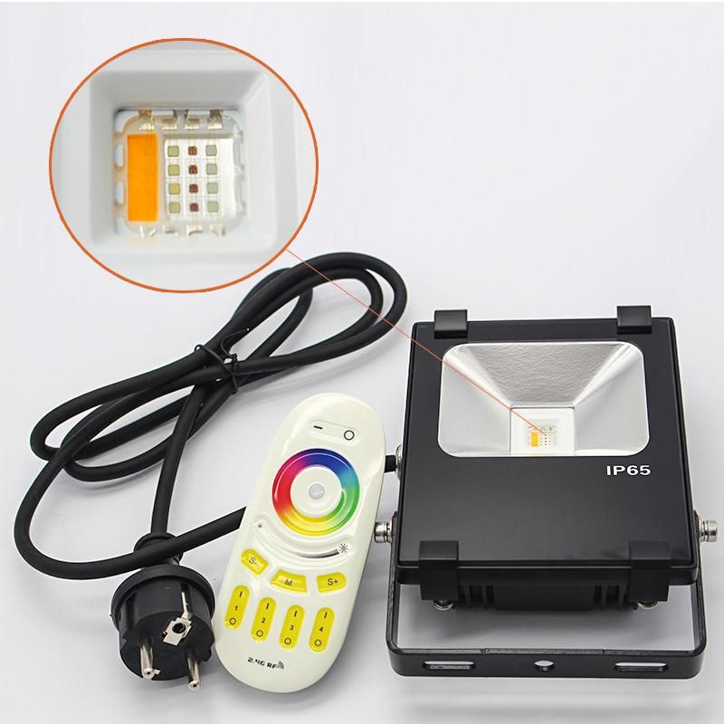 2019 Newest RGB 10W LED Flood Light, 5 Years Warranty RGB LED COB Flood Light