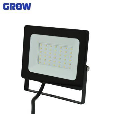 2021 New ERP Energy Saving Lamp LED Flood Light Waterproof IP65 Outdoor Industrial Garden Lighting LED Floodlight with 5years Warranty 30W