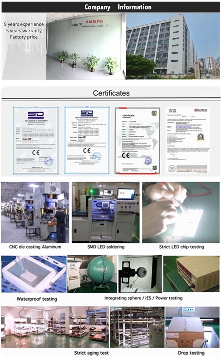 Ce IP66 Photocell Sensor Strete Light LED Road Lighting