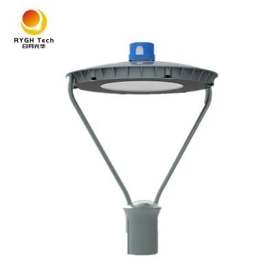 Public Lighting 220V Round Post Top 100W LED Garden Light