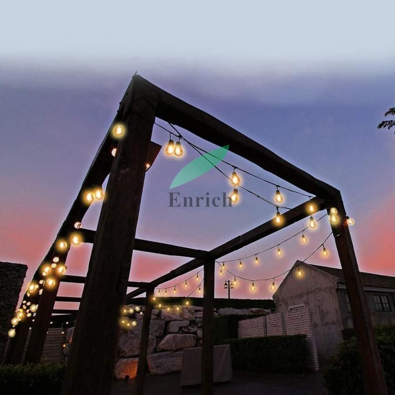 E27 Socket S14 LED Bulb Outdoor String Light for Holiday