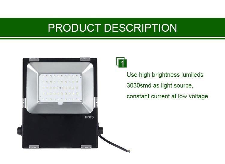 5 Years Warranty Outdoor LED Flood Light 50W LED Flood Light