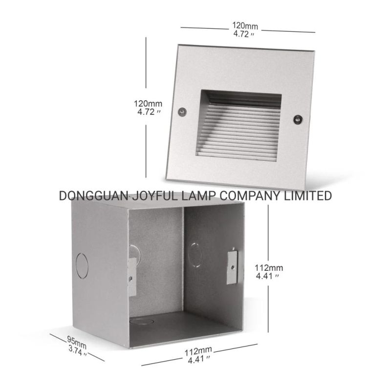 High Quality Outdoor LED Recessed Wall Light IP65 LED Stair Light Support Dali DMX