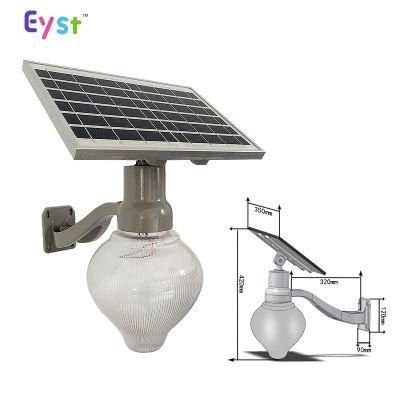 Hot Sales Prodcut LED Peach Solar Wall Light with Light Control IP65 Solar Garden Light Wall Light