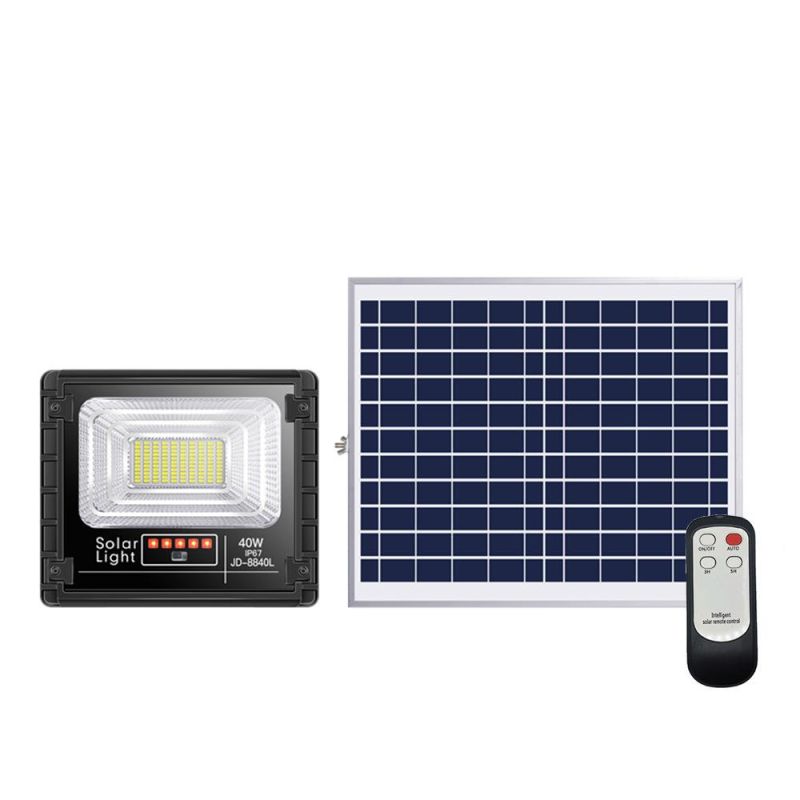 High Lumen Outdoor Lighting Waterproof IP67 Aluminum40W 60W 100W 200W Solar LED Flood Light