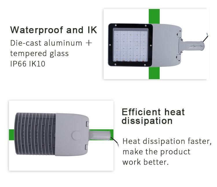 Park Lamp Housing LED Shoebox Area Parking Lot Light ENEC/TUV 60W Solar Street Light