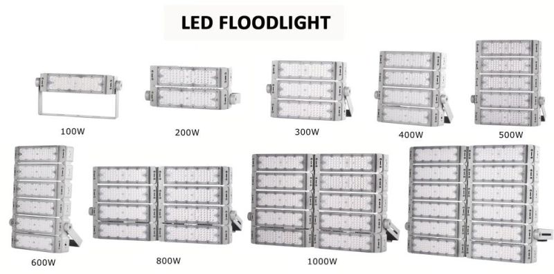 New Design 100W High Mast LED Flood Light for Sports Stadiums Project Football Field Basketball Court