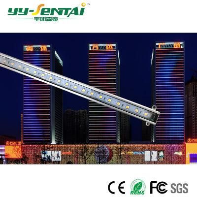 Best Quality IP 65 Aluminum Waterproof Tube RGB 12W LED Linear Light for Building Facade Light