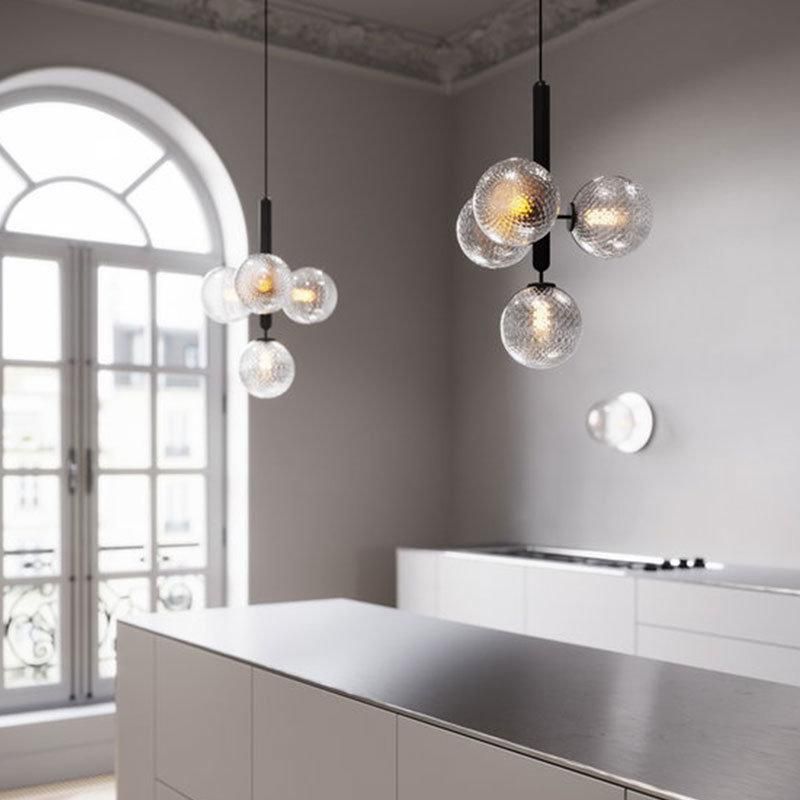 2022 Nordic Restaurant Simple Postmodern Chandelier Bedroom Clothing Shop Simple Light Luxury Creative Single Head Bedside Pendant Light