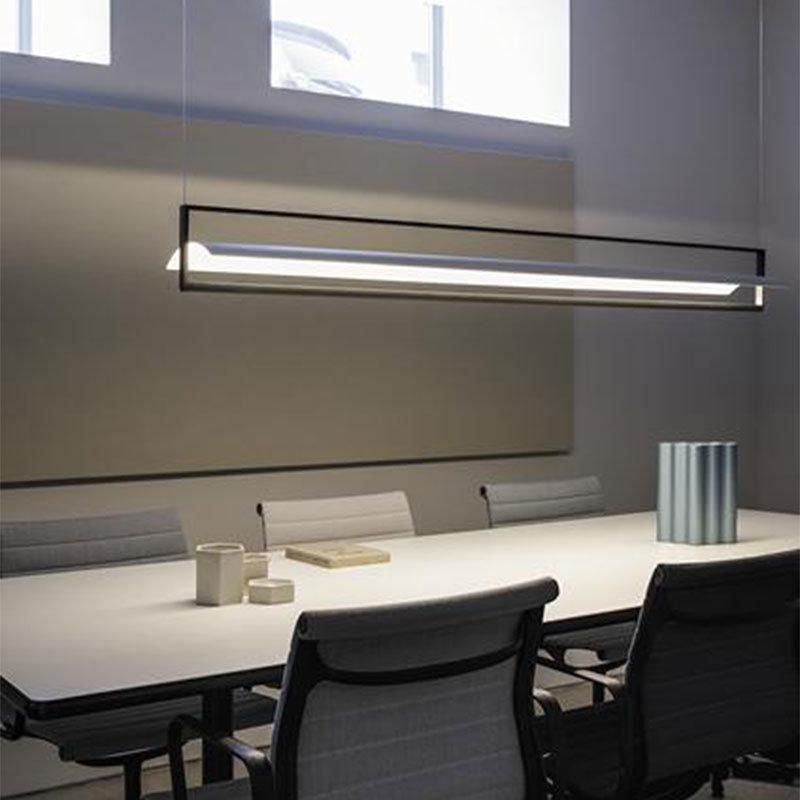 2022 Simple Liner LED Pendant Ceiling Light LED Bright Pendant Light Rectangular Ceiling Lamp for Dining Room Lights Chandeliers
