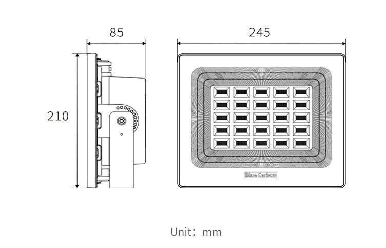 Solar IP65 LED Floodlight 200W Aldi