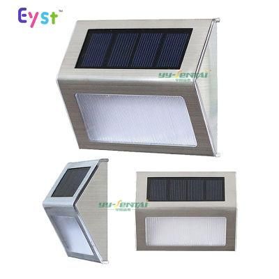 Light Control IP65 0.2W Outdoor All in One LED Solar Wall Lighting