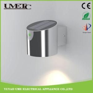 Energy-Saving Solar LED Stainless Steel Garden Wall Light