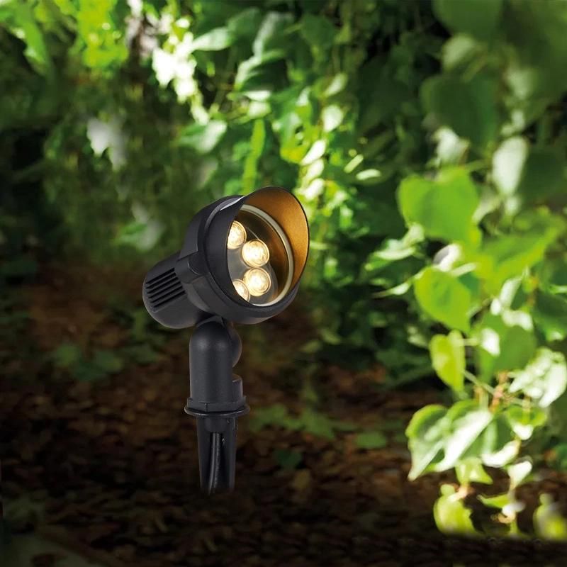 Wholesale Black Aluminum Housing 6W 12W 18W IP65 RGB Outdoor Wall Tree Plants LED Spotlight