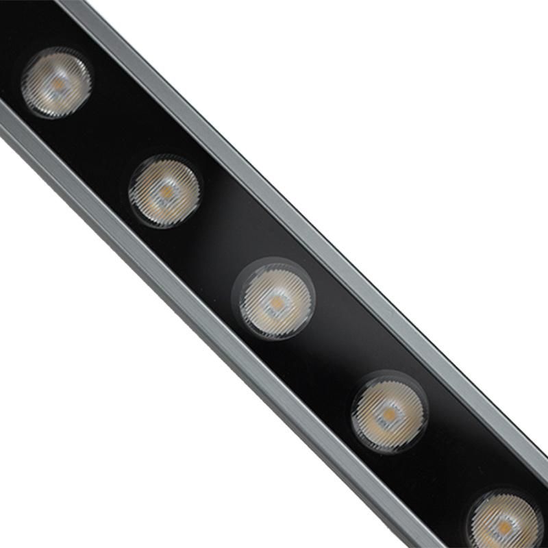 Aluminum Housing Outdoor Waterproof IP65 Facade Energy Saving LED Wall Washer Linear Light for Garden and Building