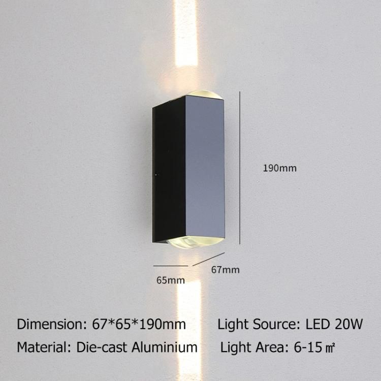 LED Wall Lamp 2021sconce Square Color Reading White Step for LED Wall Light