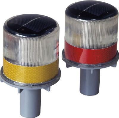 Solar Warning Light Traffic Cone Lamp Amber Flashing Safety Lights