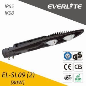 Everlite 80W LED Street Light with IP65 Ik08