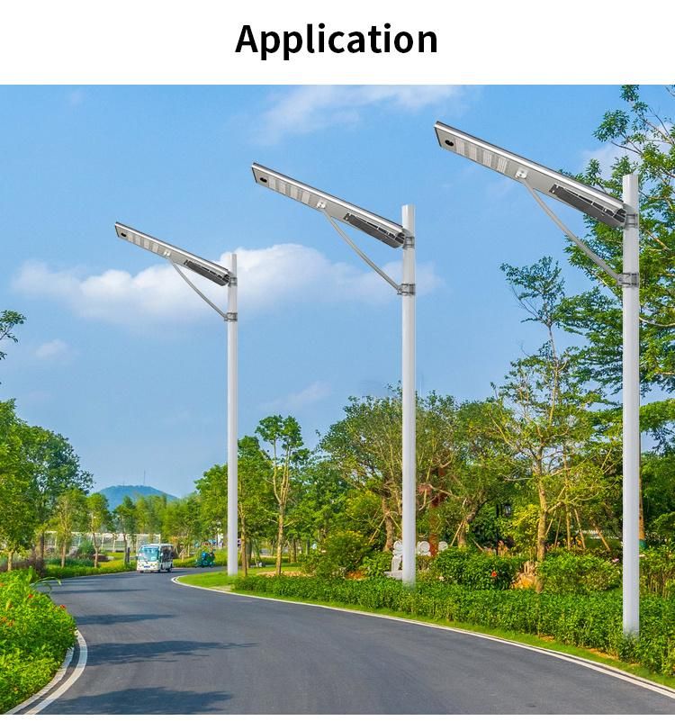 2020 New Product IP66 12V 24V 30W 60W 80W 100W Solar Street Lights with Pole