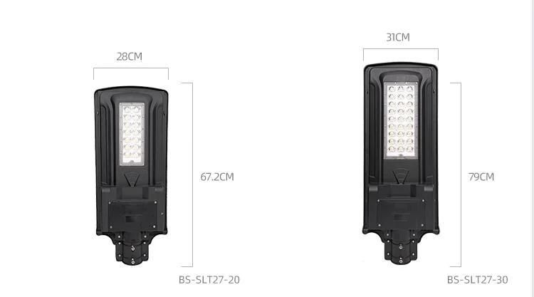 Bspro Factory Good Price All in One Lights Outdoor Monocrystalline Lighting Solar Street Light