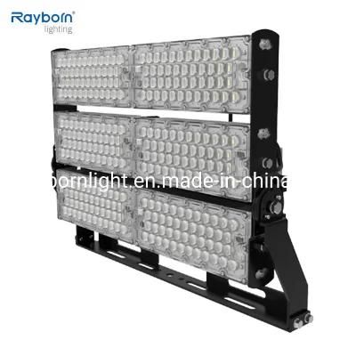 600W High Lumens 160lm/W Super Bright LED Stadium Lights IP66 Waterproof LED Floodlight