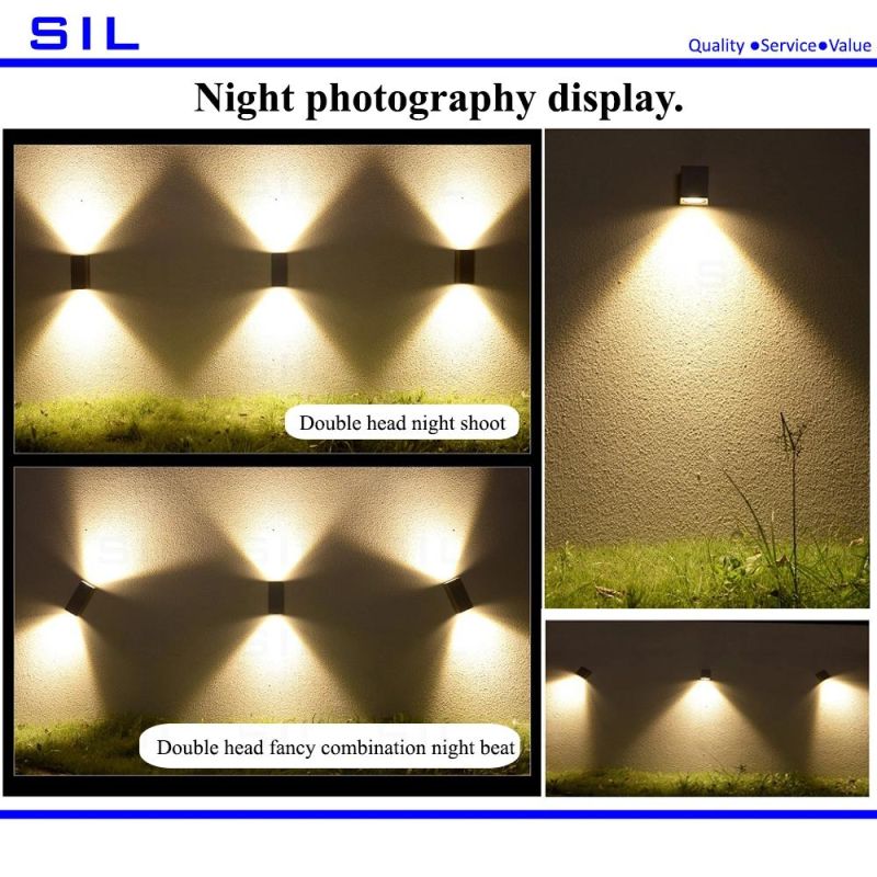 Outside Wall Lights AC85-265V IP65 Waterproof Wall Lighting Outdoor 9watt Commercial LED Wall Light