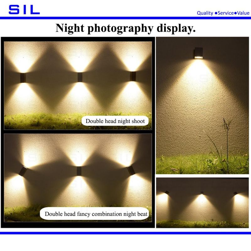 9W LED Wall Light IP65 Waterproof Outdoor Garden Light Decoration Living Room Bedroom Background Wall Light