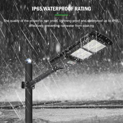 Ala 80W IP67 Waterproof Outdoor Streetlight All in One Integrated LED Solar Street Light with Solar Panel