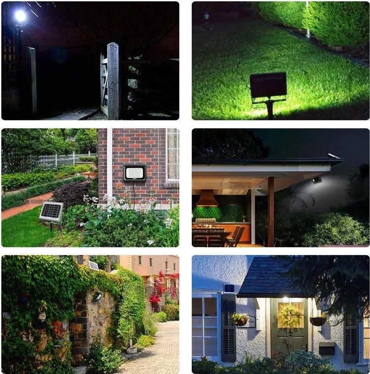 25W 100W 200W 300W LED Solar Flood Lights Indoor Solar Home System