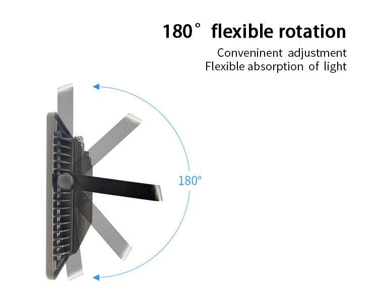 High Mast Hanging 50W 100W Microwave Sensor Waterproof IP65 Garden Stadium LED Outdoor Rechargeable Flood Light