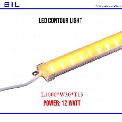 LED Linear Light DMX512 RGB Monochromatic IP65 Waterproof LED Wall Light Outdoor 12watt LED Contour Light LED Wash Light