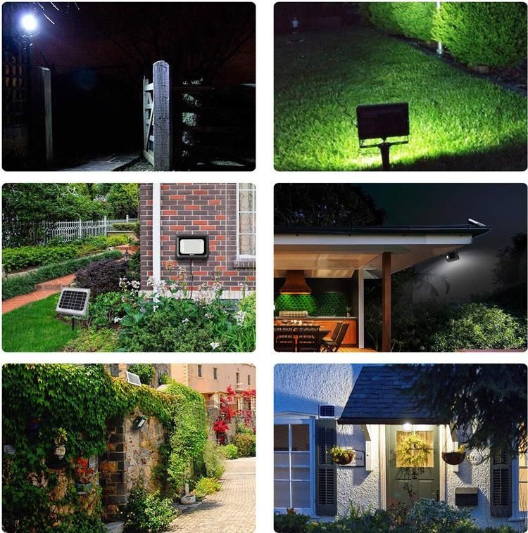 Parking Area 200W LED Solar Powered Flood Lights 40W 60W 100W