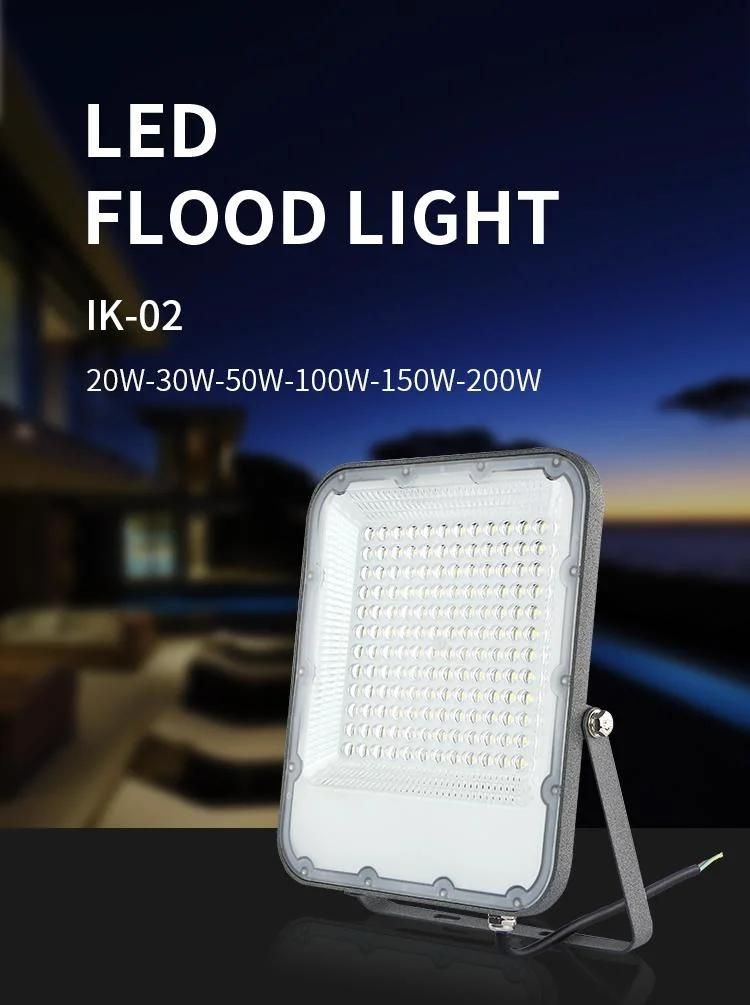 Automotive COB Stadium Light Rechargeable Floodlight Smart Outdoor 20W 30W 50 Watt 220 Volt LED Industrial Flood Light