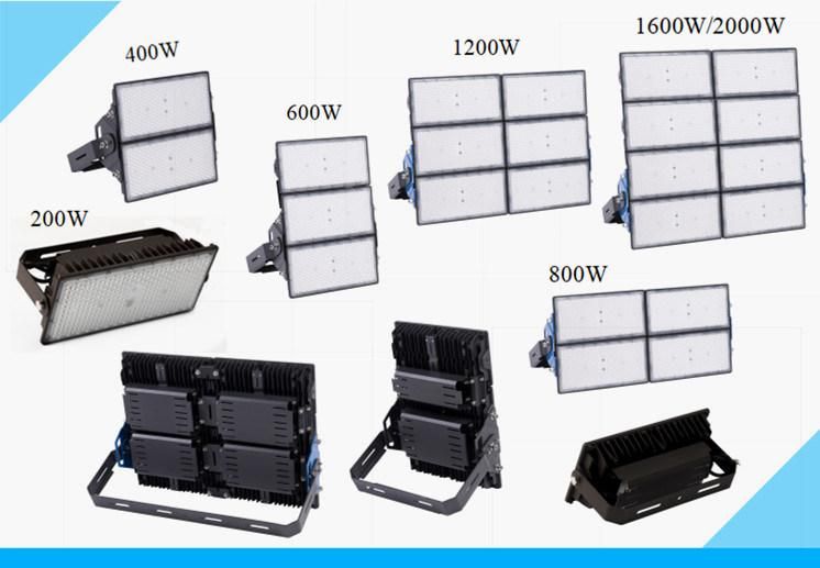 300000lm 2000W LED Stadium Light for Port Gymnasium Sport Court