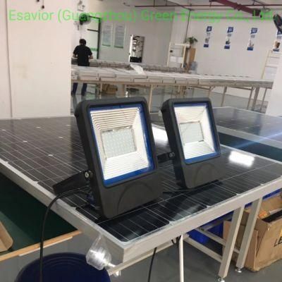 Esavior 100000lm 100W LED Solar Flood Light for Outdoor Parking Lot