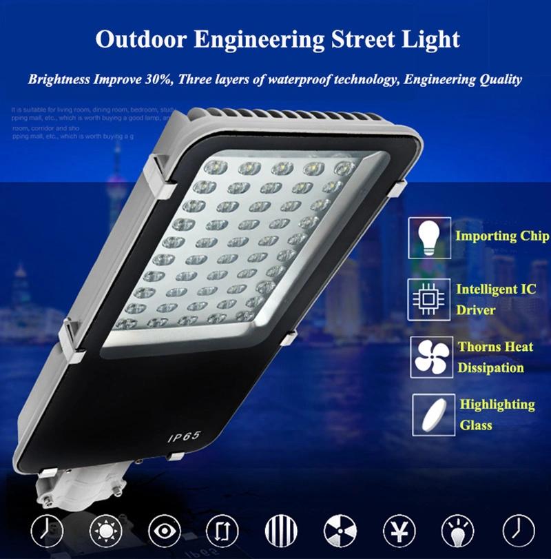 Lebekan Factory Price Roadvision Diving 12W 30W 40W 50W 100W 120W 150W 200W LED Street Lights