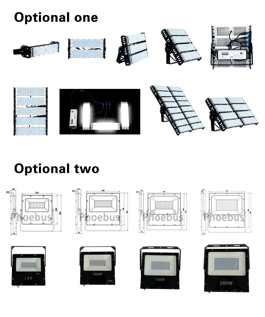 20m~40m CE ISO RoHS Certified LED Flood High Mast Light Lighting Pole