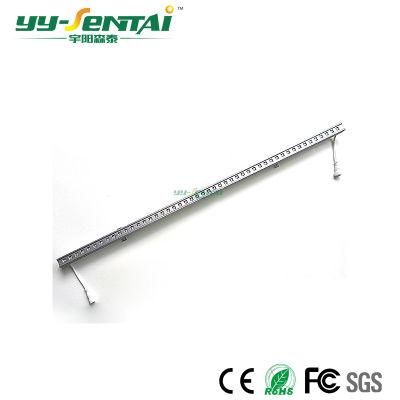 Waterproof 12W Dimmable Aluminum and PC LED Linear Light for Outdoor Exterior Wall Building Bridge Office Gym
