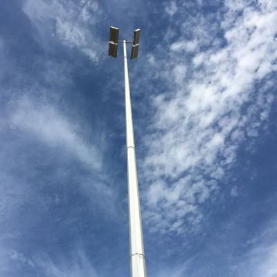Ala Project Round Bulb 300W Solar LED High Mast Stadium Flood Light with Raising and Lowering Device