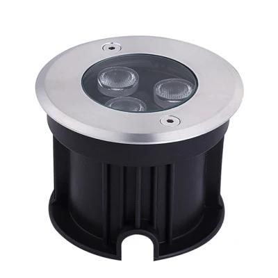 Outdoor Waterproof IP68 RGB Deck Outdoor Pond Garden Lawn Pathway Landscape Lighting 3W LED Underground Light